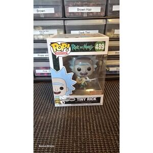 Funko POP Animation #489 Rick & Morty TINY RICK w/ Guitar - Box Lunch Exclusive‎